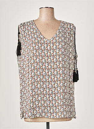 Top alb GRIFFON femeie