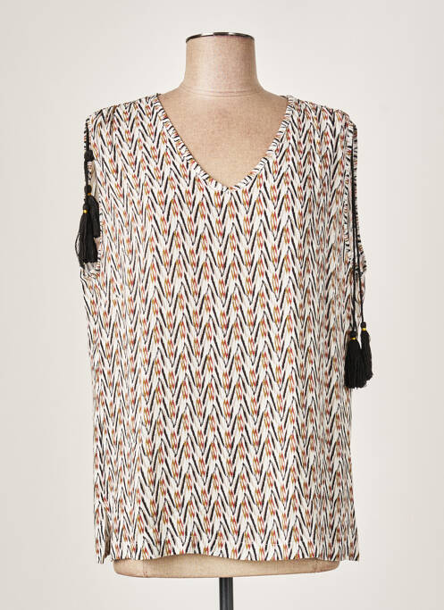 Top alb GRIFFON femeie