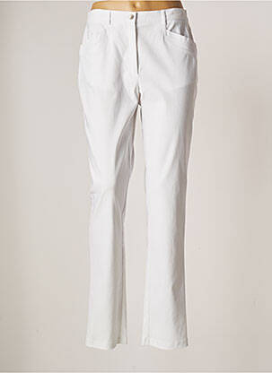 Pantalon slim alb TELMAIL femeie