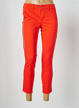 Pantalon 7/8 elasticitate mărime normală roșu HAPPY femeie