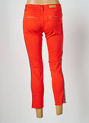 Pantalon 7/8 elasticitate mărime normală roșu HAPPY femeie