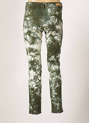 Pantalon 7/8 elasticitate mărime normală verde HAPPY femeie