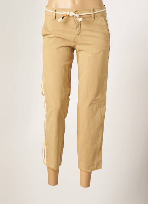 Pantalon trei sferturi bej HAPPY D. BY DAMART femeie