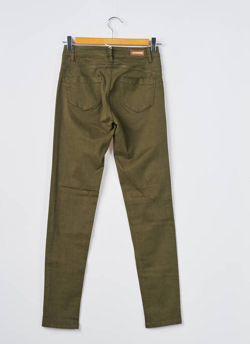 Pantalon slim verde BEST MOUNTAIN femeie