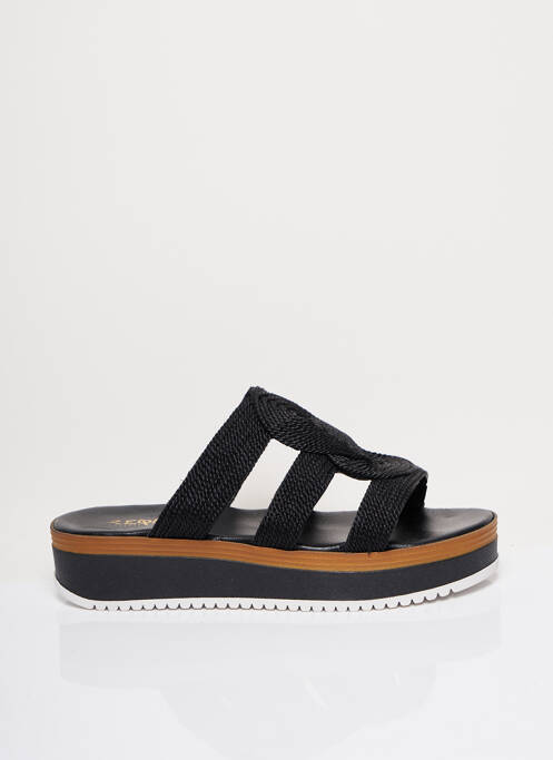 Mulete/Saboți negru REQINS femeie