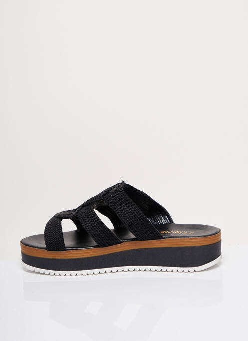 Mulete/Saboți negru REQINS femeie