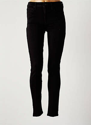 Pantalon slim broderie cu nituri mărime normală negru JOE S femeie