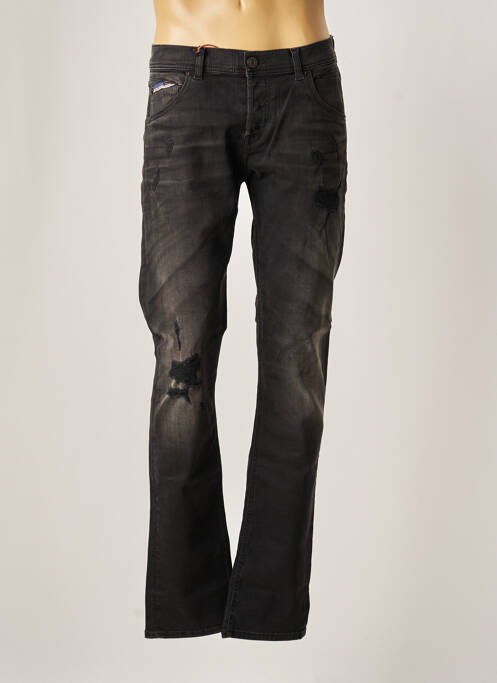 Blugi cu croială dreaptă negru DONOVAN bărbat