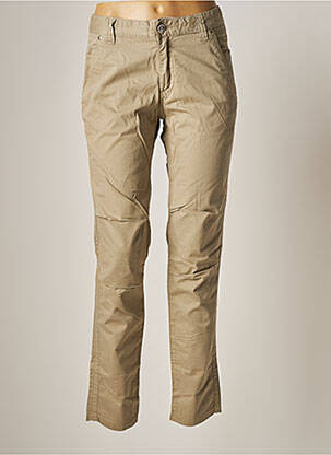 Pantalon slim țesătură poplin mărime normală verde MY PANTS femeie