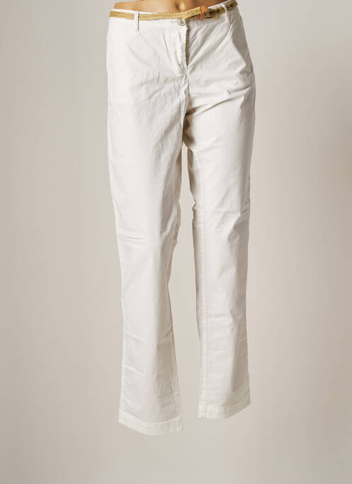 Pantalon chino alb MAISON SCOTCH femeie