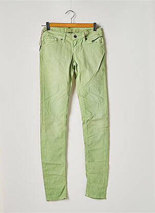 Pantalon slim talie joasă talie joasă verde RWD femeie