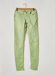 Pantalon slim talie joasă talie joasă verde RWD femeie