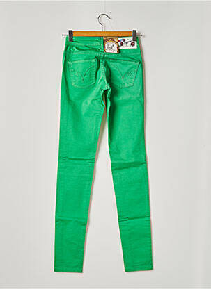 Pantalon slim talie joasă talie joasă verde KAPORAL femeie