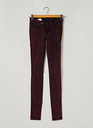 Jegging elasticitate talie joasă roz JEANS MAKERS femeie
