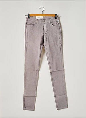 Pantalon slim gri PAPFAR'S PIGE femeie