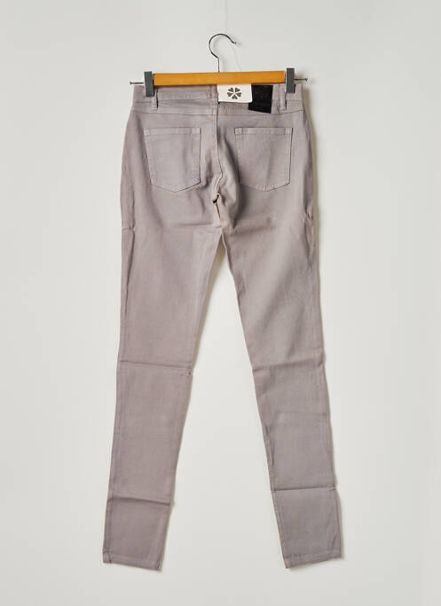 Pantalon slim gri PAPFAR'S PIGE femeie