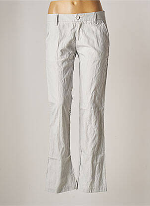 Pantalon chino țesătură poplin albastru FREEMAN T.PORTER femeie