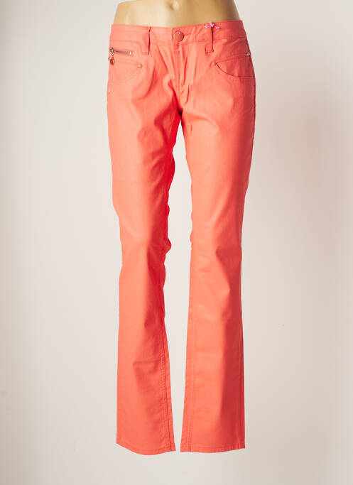 Pantalon slim portocaliu FREEMAN T.PORTER femeie