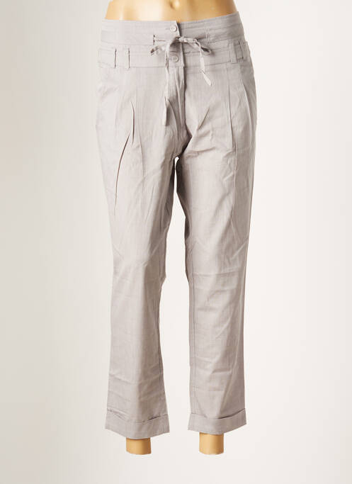 Pantalon chino gri 2 TWO femeie