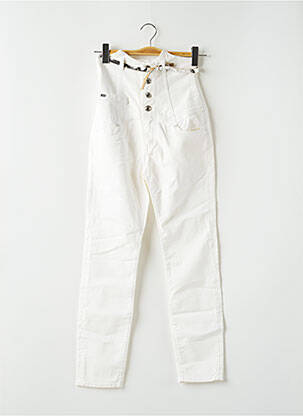 Blugi cu croială dreaptă alb MISS SIXTY femeie