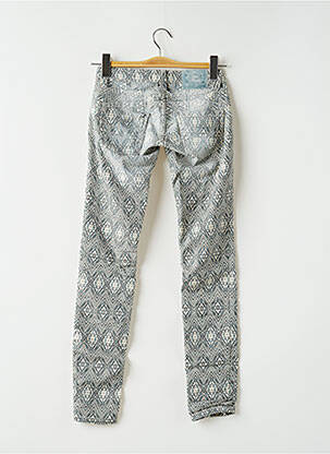 Pantalon slim talie joasă talie joasă albastru PLEASE femeie
