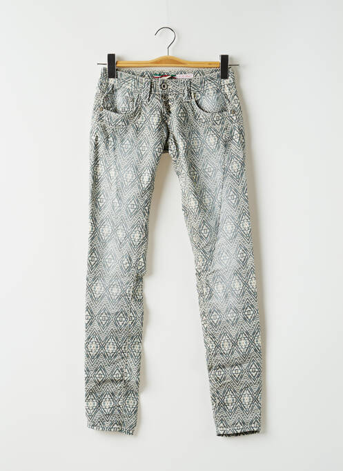 Pantalon slim albastru PLEASE femeie