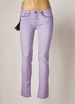 Blugi cu croială slim violet ONE GREEN ELEPHANT femeie