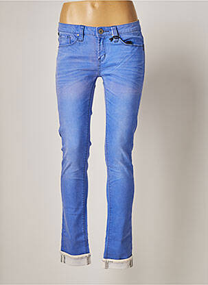 Blugi cu croială slim albastru ONE GREEN ELEPHANT femeie