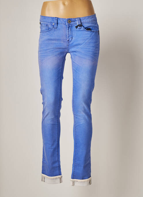 Blugi cu croială slim albastru ONE GREEN ELEPHANT femeie