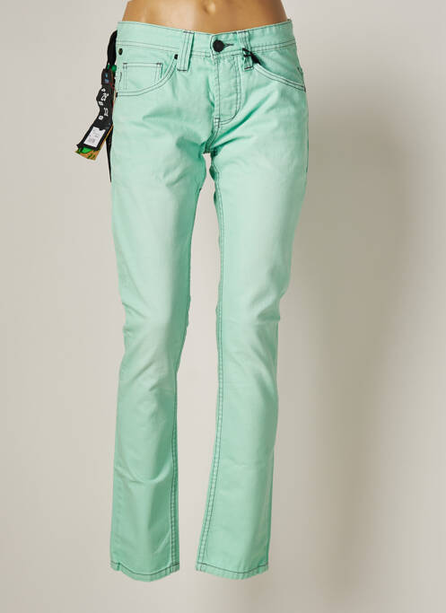 Blugi cu croială slim verde ONE GREEN ELEPHANT femeie