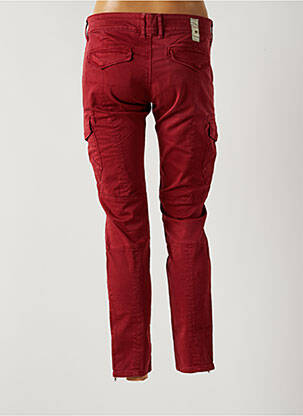 Pantalon 7/8 elasticitate talie joasă roșu FIVE PM femeie