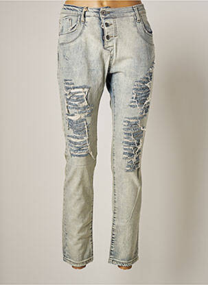 Blugi cu croială slim albastru PLEASE femeie