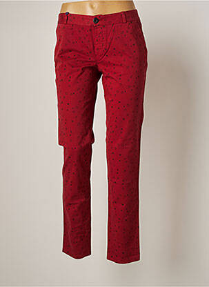 Pantalon chino roșu LEON & HARPER femeie