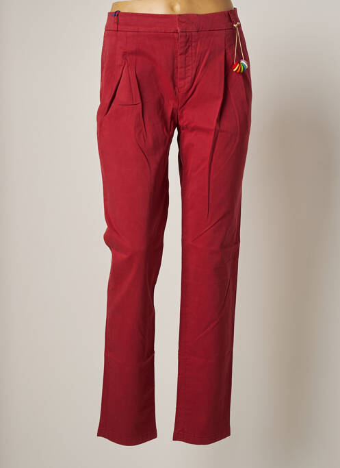 Pantalon chino roșu LEON & HARPER femeie