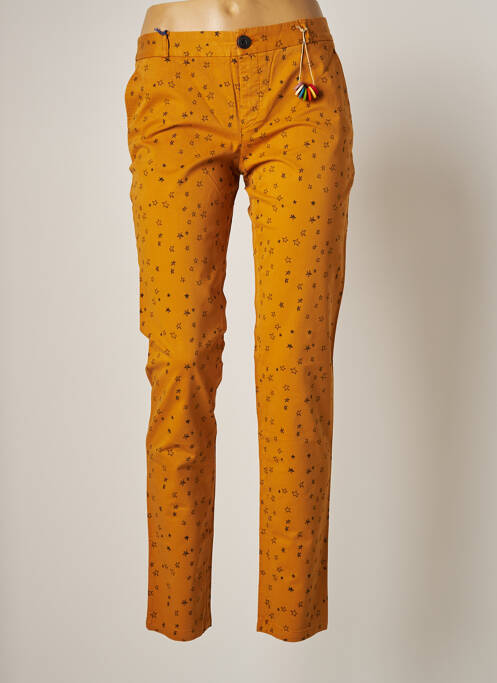 Pantalon chino galben LEON & HARPER femeie