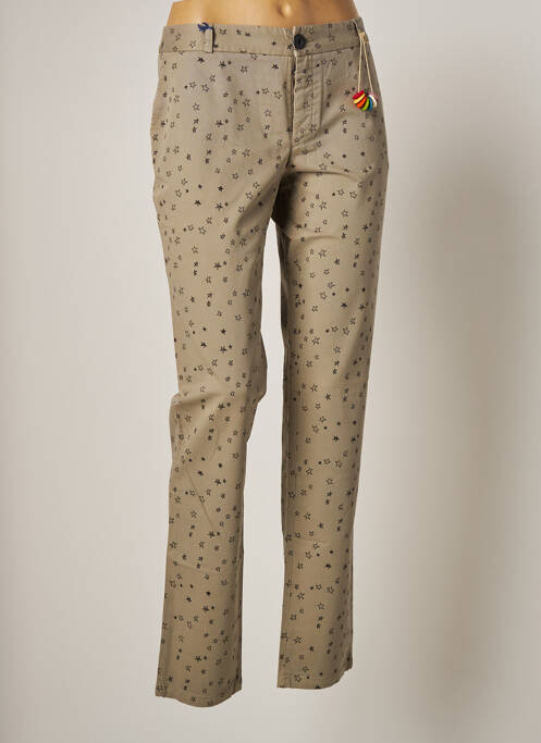 Pantalon chino gri LEON & HARPER femeie