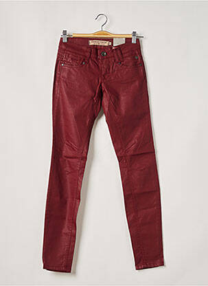 Pantalon slim talie joasă talie joasă roșu FREEMAN T.PORTER femeie