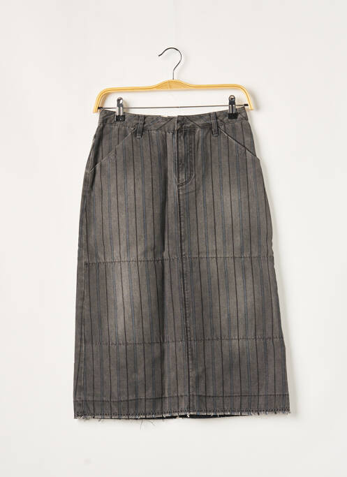 Fustă midi gri SCHOOL RAG femeie