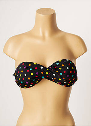 Sutien de costum de baie elasticitate top sutien modelat negru LITTLE MARCEL femeie