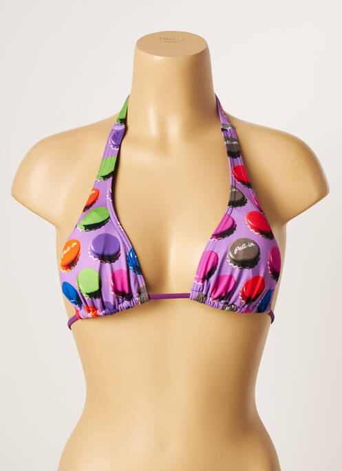 Sutien de costum de baie violet PULL IN femeie