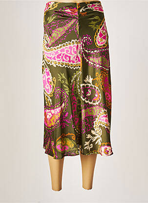 Fustă lungă verde OPULLENCE femeie