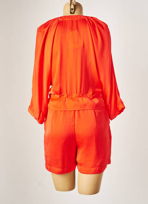 Salopetă scurtă portocaliu SEE U SOON femeie