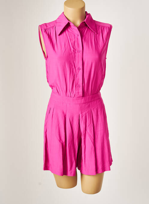 Salopetă scurtă roz SEE U SOON femeie