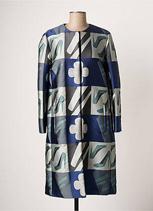 Palton lung albastru EMPORIO ARMANI femeie