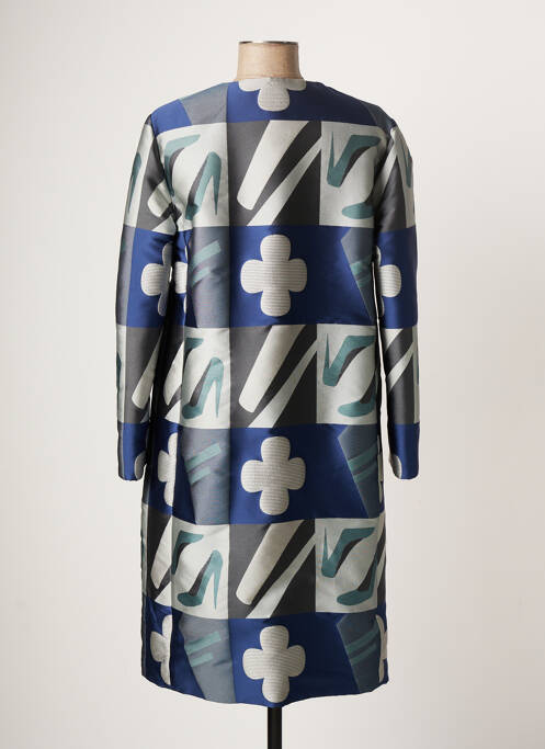 Palton lung albastru EMPORIO ARMANI femeie