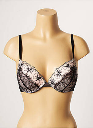 Sutien efect material satinat top sutien push-up roz PASSIONATA femeie