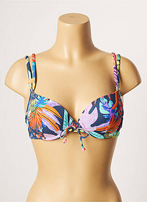 Sutien de costum de baie elasticitate top sutien modelat albastru CHERRY BEACH femeie