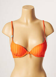 Sutien de costum de baie elasticitate top sutien modelat portocaliu CHERRY BEACH femeie