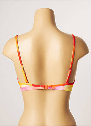 Sutien de costum de baie elasticitate top sutien push-up portocaliu CHERRY BEACH femeie