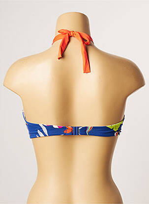 Sutien de costum de baie elasticitate top bentiță albastru CHERRY BEACH femeie